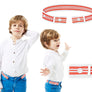 Ceinture magique sans boucle (Fabriquée en France) Rayures Oranges/blanches