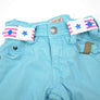 Magic belt without buckle (Made in France) Pink Stripes