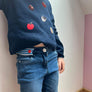 ceinture magique sans boucle (fabriquée en France) rouge bordeaux