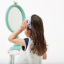 bandeau / headband (rayé bleu) 3 patch en coton bio GOTS oekotex