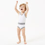 La culotte Mixte sans-gêne (2-11 ans) OEKOTEX (Gris)