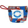 bavoir nomade, bavoir facile à enfiler, bavoir avec étiquette à personnaliser, bavoir personnalisable, bavoir à personnaliser, bavoir avec poche de rangement, bavoir avec sac de rangement